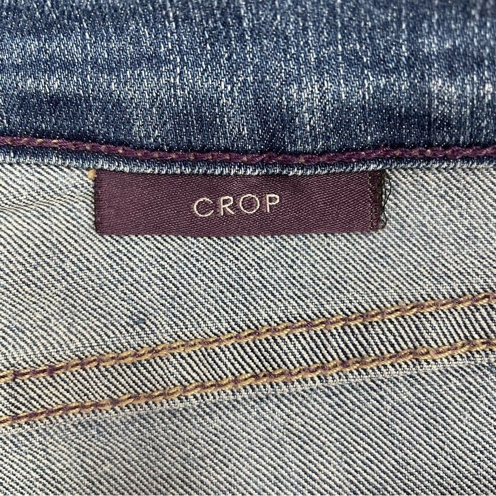 NYDJ Denim Jeans Women's Crop Lift Tuck Technology Medium Wash Size 8 - Picture 10 of 13